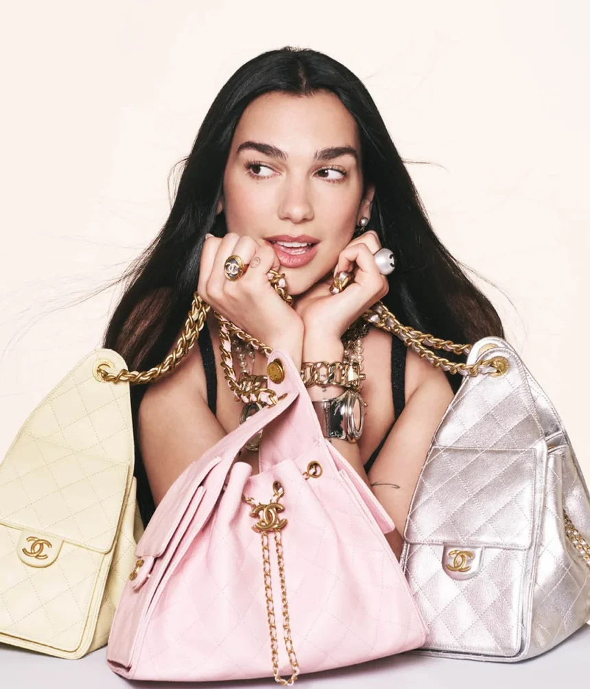 Dua Lipa ir Jennie Chanel kampanija 25a