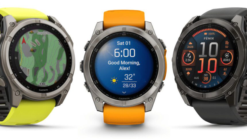 "Garmin Fenix 8 Solar Edition