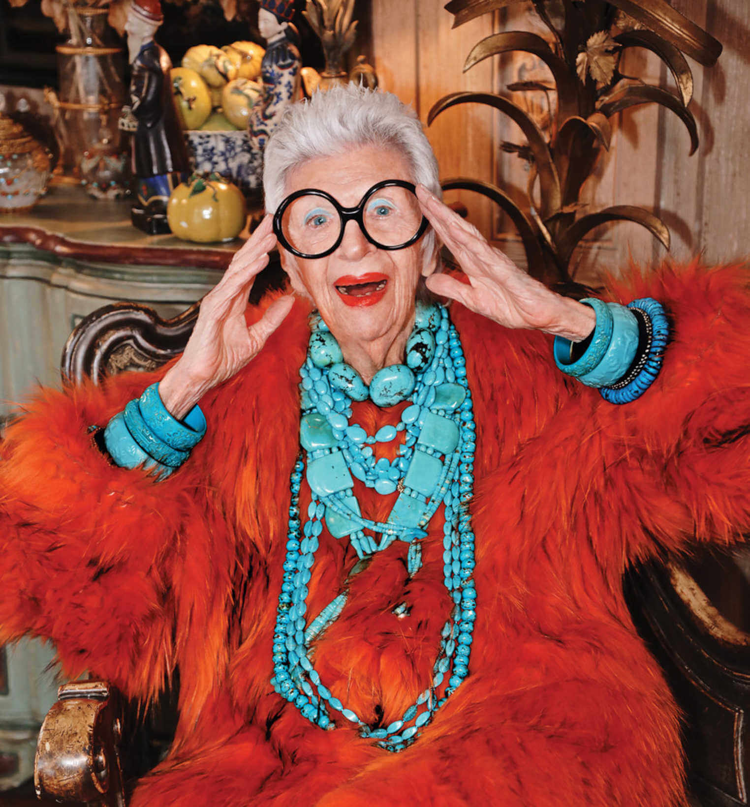 Iris Apfel suvenyrų aukcionas1