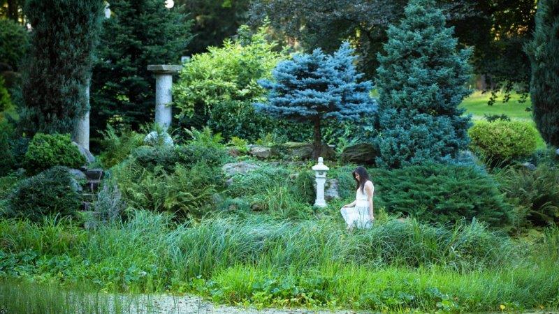 Dvaro rūmų parkas Meditacijos sodas