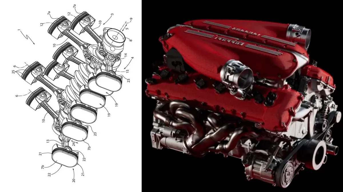 Naujasis "Ferrari" variklis