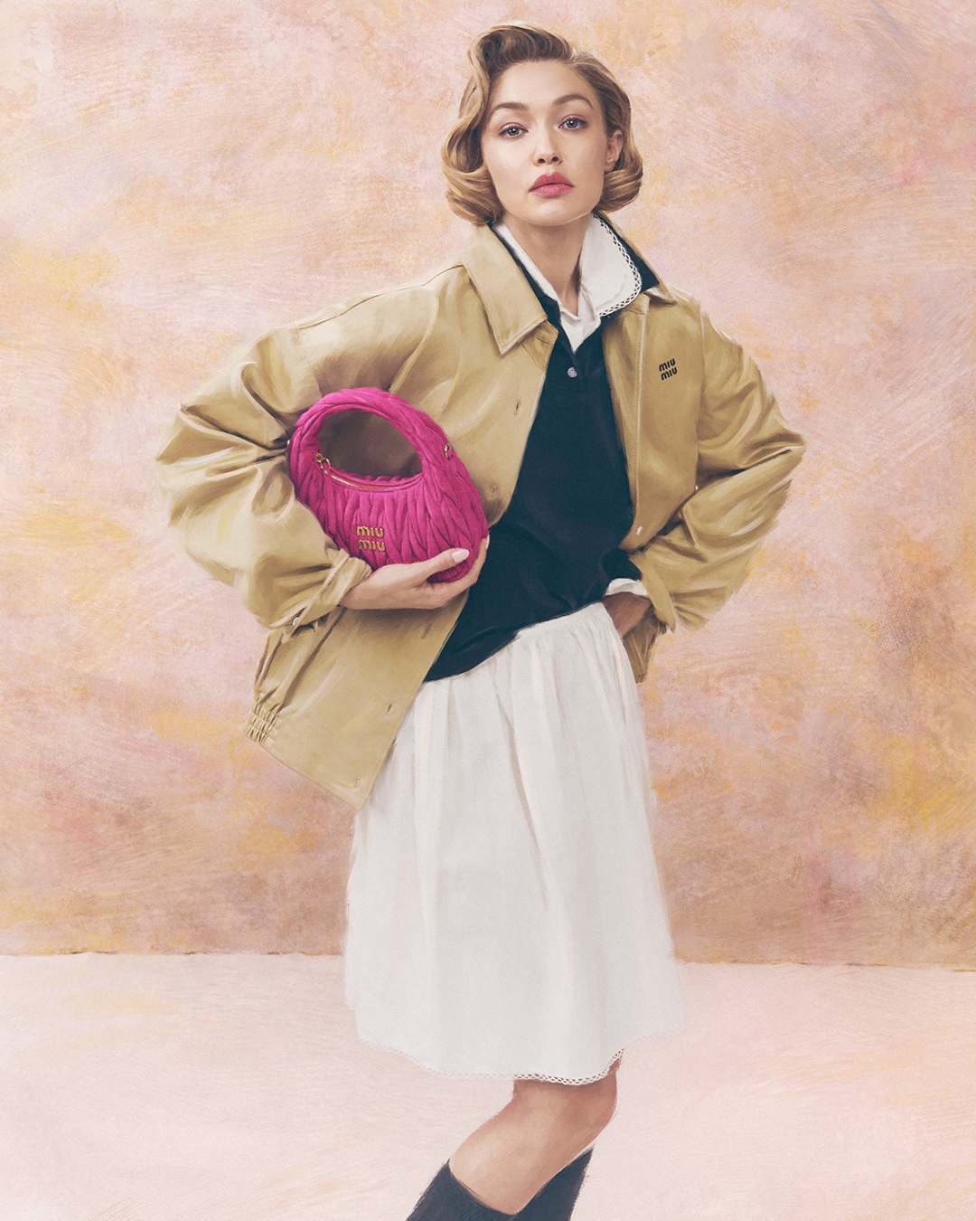 Naujausia "Miu Miu" kampanija su Gigi Haddid3