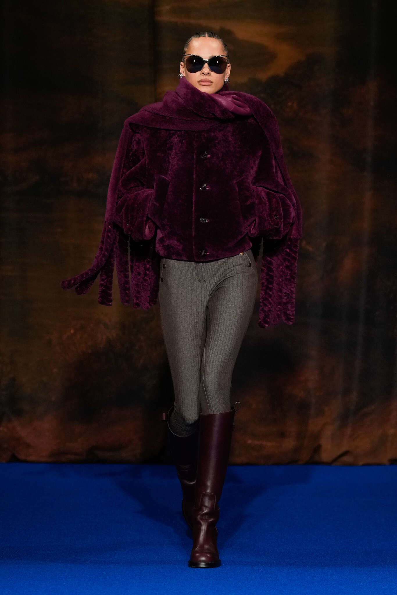 "Burberry" &scaron;ou Londono mados savaitėje3