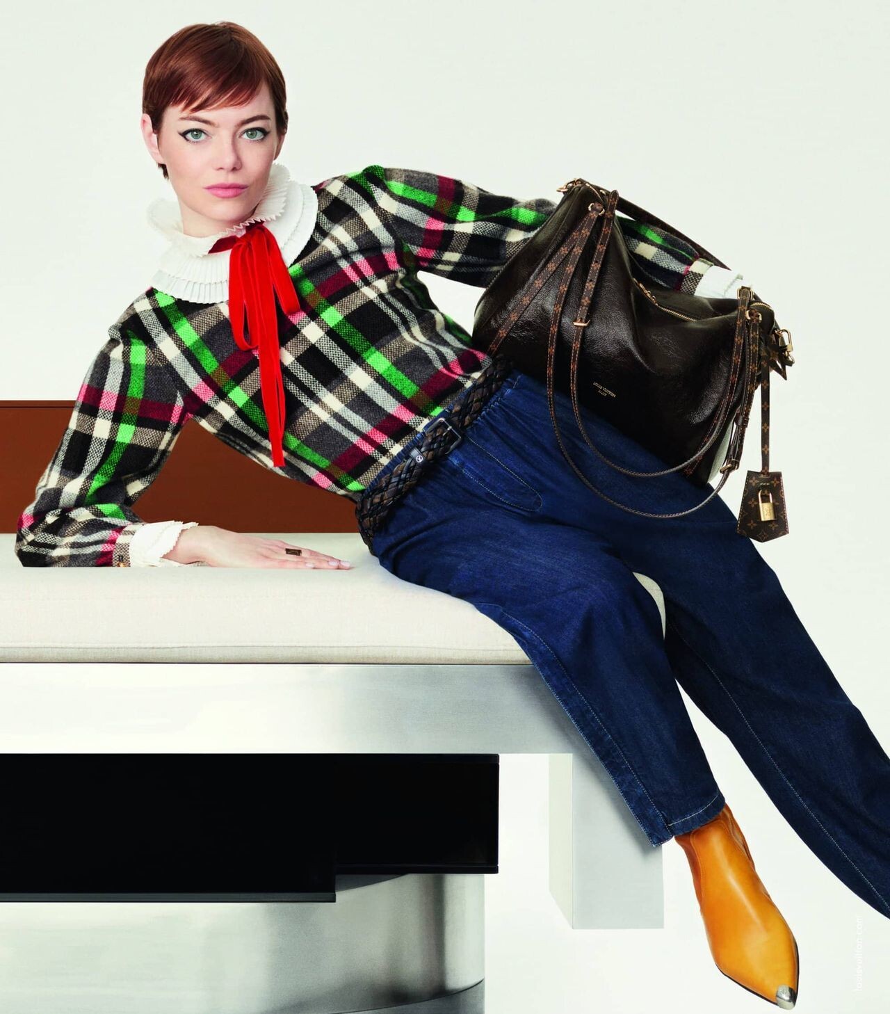 Emma Stone "Louis Vuitton" sesijoje