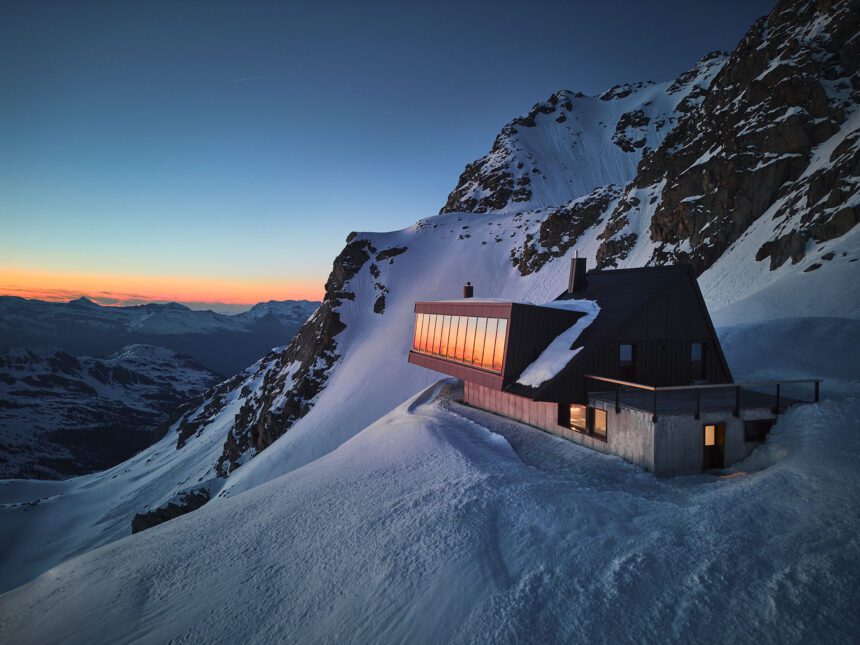 Cabane Tortin Nepriklausomos nuo tinklo trobelės paslaptys virš Verbier