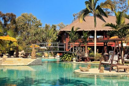 Makepeace Island Širdies formos prabangos sala Noosa upėje