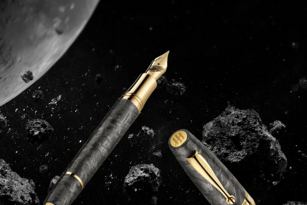 Montegrappa Muonionalusta Meteorite fontanas rašiklis